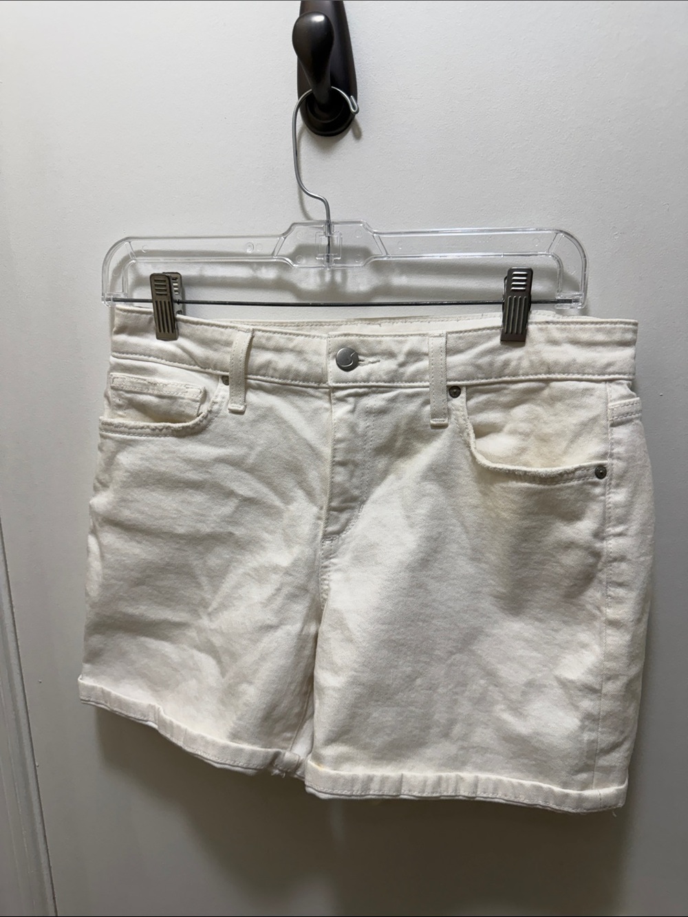 Joe’s Jeans White Cotton Shorts